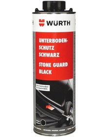 Resim Würth Pütür Alt Koruma Boyası 1 Lt Siyah 