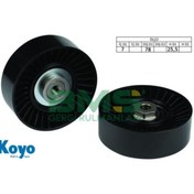 Resim BMS Seat Ibıza V Kayış Gergi Rulmanı - 07x78x25,5 - 028145278 - F2147974.4 - 531072610 