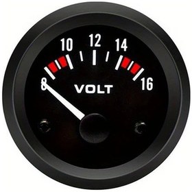 Resim Challenger 12v Ağır Hizmet Tipi Voltmetre Sensörlü Çift Su Sıcaklık Ve Voltmetre 2 İnç 52mm Otomobil Kamyon Tekne Motosiklet İçin Kolay Montaj 