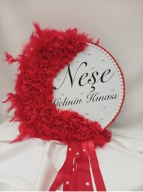 Resim kınasüsü kına gecesi tüylü gelin defi 