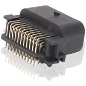 Resim Xurunkeji 33 Pin 1554461-2 Otomotiv Ecu Kablo Konnektörü Erkek Fiş Pcb 0,6 Mm Soket Terminalli Arabalar Ve Motosikletler İçin 