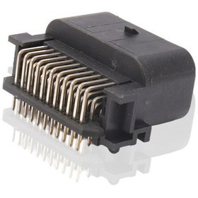 Resim Xurunkeji 33 Pin 1554461-2 Otomotiv Ecu Kablo Konnektörü Erkek Fiş Pcb 0,6 Mm Soket Terminalli Arabalar Ve Motosikletler İçin 