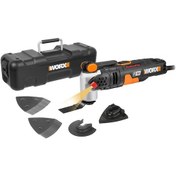Resim Worx WX681 450 W Profesyonel Çok Amaçlı Kesme Raspalama ve Zımpara + 39 Parça Set 