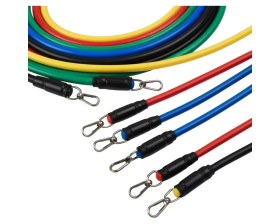 Resim Taşınabilir Kapı Askılı Egzersiz Bandı Seti Ev ve Seyahat Kullanımı 