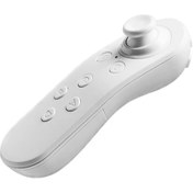 Resim Y5 Beyaz-kablosuz Bluetooth Çok Fonksiyonlu Uzaktan Kumanda Kolu Cep Telefonu Vr Gözlük Kablosuz Android Akıllı Telefon Gamepad Uzaktan 