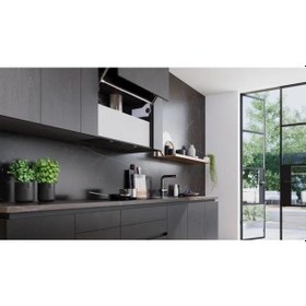 Resim Siemens LB88NPC60 İQ700 86 CM Gömme Aspiratör Siyah 