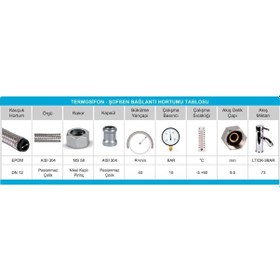 Resim Çelik Fleks Bağlantı Hortumu Ekstra 1/2E-3/4 60 cm 