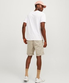 Resim Jack & Jones JPSTBOWIE SHORTS Erkek Bej Şort 