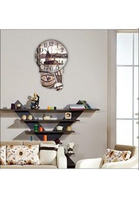 Resim Kız Kuleli Osmanlı Tuğralı Sarkaçlı Girl Tower Pendul Duvar Saati çok Renkli 