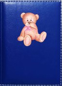 Resim Promosyon Denizi Sevimli Ayıcık 3 Görselli Lacivert Ruhsat Kabı 