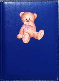 Resim Promosyon Denizi Sevimli Ayıcık 3 Görselli Lacivert Ruhsat Kabı 