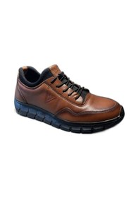 Resim Voyager 5470 Erkek Hakiki Deri Sneaker Ayakkabı - Taba - 40 Taba 