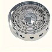 Resim Gateesat 1 Adet 3/4" X 10ft Galvanizli Çelik Kayış - Boru Braketleri Ve Metal Plaka Rulosu İçin Dayanıklı 