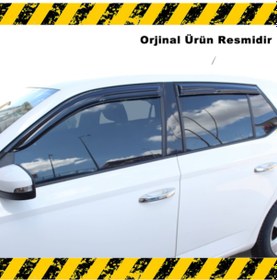 Resim Skoda Fabia Mügen Cam Rüzgarlığı 2014-2020 Arası 4 Lü Set N11.7962 