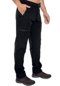 Resim Crozwise Softshell Siyah Kışlık Polarlı Outdoor Pantolon – 2228-10 