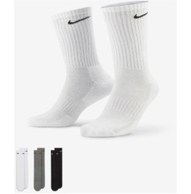 Resim Nike U Nk Everyday Cush Crew 3pr Unisex Karışık Renkli Çorap - Sx7664-964 