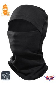 Resim AXE SPORTSWEAR Siyah İnce Rüzgar Geçirmez Termal Kar Maskesi Balaclava Motorcu Kurye Kask Kayak Bere Sporcu Mask 