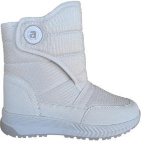 Resim Liger Cırtlı Kadın Kar Botu Beyaz 