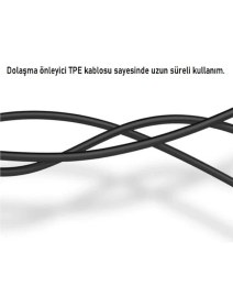 Resim Uiisii HM13 Mikrofonlu Kulakiçi Dinamik Kulaklık - Titanyum - Güçlü Bas - Mavi 