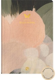 Resim 17x24 Keten Noktalı Bullet Journal Defter Kelebek 