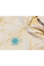 Resim yorni Clean Globe Happy Bear Organik Kadife Kapüşonlu Bebek Sweatshirt 