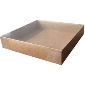 Resim Asetat Kapaklı Karton Kutu Havlu Kutusu 25X25X5 Cm 10 Adet Kra 