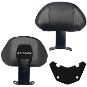 Resim Mondial Strada 125 2022 - 2024 Uyumlu Kırmızı Desen Sissy Bar 