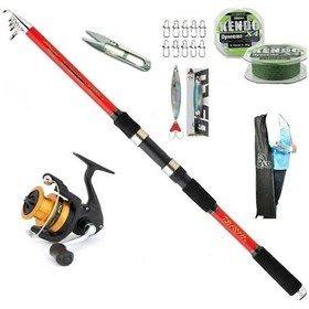 Resim Daiwa Sweepfire 240cm 20-50gr Fx C3000 Tele Spin Olta Takımı Seti 
