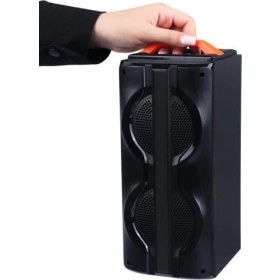 Resim Torima Bluetooth Hoparlör Mikrofonlu Rgb Işıklı Speaker KTS-1790 Siyah 