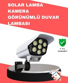 Resim Pvc+pc Malzemeli, 2'si 1 Arada Güvenlik Lambası Ayarlanabilir Başlık Ve Panel Açısı 
