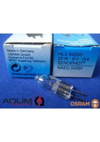 Resim Osram Hlx 64250 6V 20W G4 Halojen Optik Projeksiyon Ampul 