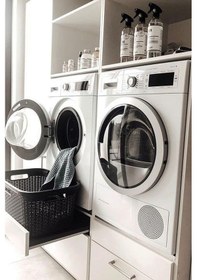 Resim Hasır Desenli Plastik Kahverengi Çamaşır Sepeti & Kahverengi Çam Kahverengi 