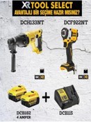 Resim Dewalt Dch133nt Kırıcı Delici 2.6J+Dcf922nt Somun Sıkma+2x4Ah Akü+Şarj Cihazı 