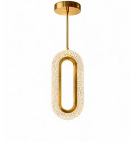 Resim Bohem Aydınlatma Elips Tavana Sıfır 3 Renk Led Gold Modern Avize Antre/hol Banyo/mutfak Avizesi Gold 