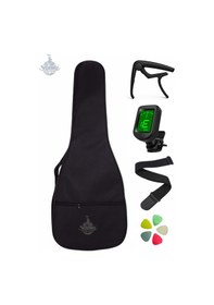 Resim Yankı Klasik Gitar Aksesuar Seti 5li Gitar Kılıfı, Capo, Akort Cihazı, Gitar Askısı, Pena Klasik Gitar Uyumlu - 86977643196 