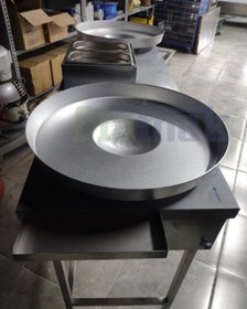 Resim Ayaklı Paslanmaz Çiftli Et, Tavuk Tantuni Tezgahı 160x50 cm Tüplü,Doğalgazlı 