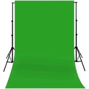 Resim Greenbox 150 x 200 CM Yeşil Fon Perde + 150 x 200 CM Fon Standı 