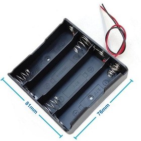 Resim 18650 4lü Pil Kutusu Seri 4 Adet 14.8v Seri Lityum Lion Batarya Yuvası Mobil Güç Kaynağı Powerbank 