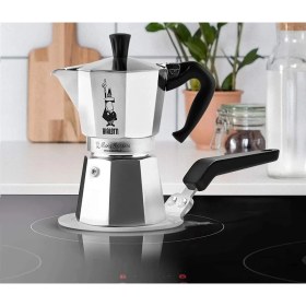 Resim Bialetti Moka Pot İndüksiyon Dönüştürücü Paslanmaz Çelik 25.5x13x5.5 cm Mükemmel Isı Aktarımı 