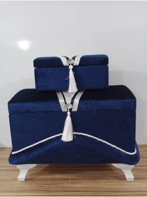 Resim Sonem Çeyiz Çeyiz Sandık Nişan Bohça Damat Gelin Sandığı 2li 0100 