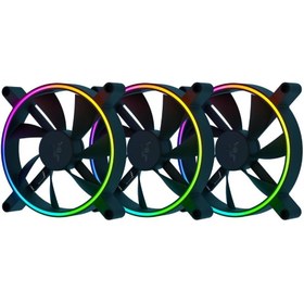 Resim Razer Kunai Chroma 140mm RGB Kasa Fanı 3’lü Paket (RC21-01810200-R3M1) 