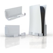 Resim Jys-p5123 Ps5 Oyun Konsolu Braketi Duvara Montaj Braketi İçin 