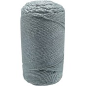 Resim Makrome İpi 3 mm Polyester Gri Simli 