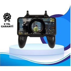 Resim Drnds Joystickli Ve Tetikleyicili Pubg Mobile Gamepad Oyun Kontrolcüsü 