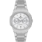 Resim Hislon DT127S-02SS Safir Camlı Çelik Kordon Çelik Kasa 3 Atm Suya Dayanıklı Metalik Renk Erkek Kol Saati 