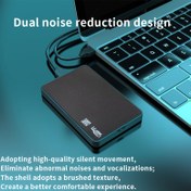 Resim 320GB/500GB/1TB USB 3.0 Taşınabilir Harici Sabit Disk - 6.35 cm Metal Kasa, Sessiz Gürültü Azaltma, Darbe Emme ve Fırçalanmış Dokulu, Uzay Grisi - Yüksek Hızlı Dayanıklı Yedeğişim için Laptop, Masaüstü, Seyahat 