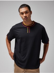 Resim Gsstore X Midground Erkek T-shirt E251218 Siyah 