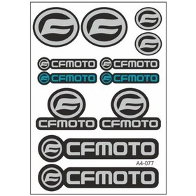Resim Gogo Cf Moto A4 Sticker Set 