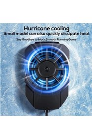 Resim CROW'S TECH Cooler Hava Soğutmalı Cep Telefon Soğutma Fanı Gaming Güçlü Soğutucu 