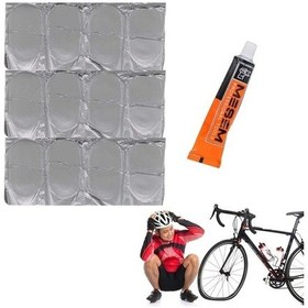 Resim BUFFER® 13lü Bisiklet Motorsiklet İç Lastik Yaması Soğuk Yapıştı 